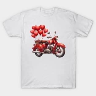 Valentine Motorbike T-Shirt